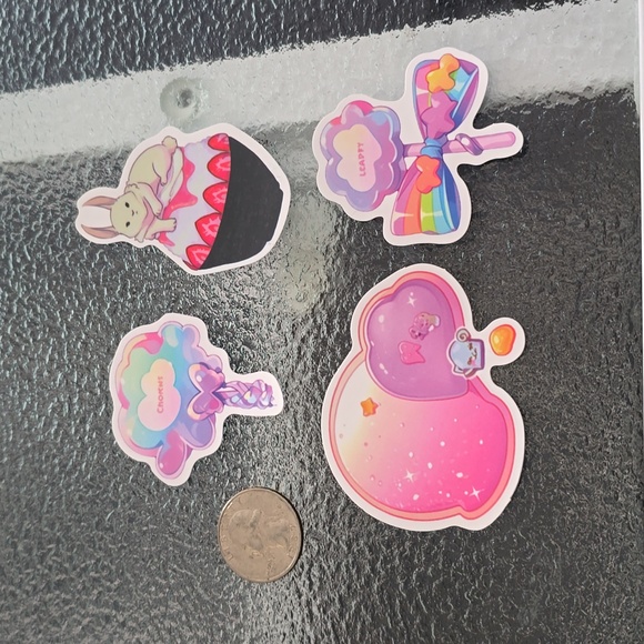 Pastel Stickers - Bag #41 - Set of 4 - NWOT - Picture 6 of 7